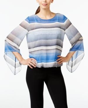 Alfani Angel-sleeve Bubble Top, Only At Macy's