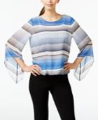 Alfani Angel-sleeve Bubble Top, Only At Macy's