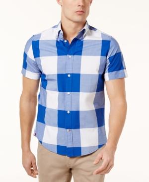 Tommy Hilfiger Men's Dennis Buffalo Check Custom-fit Shirt
