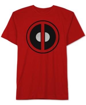 Men's Deadpool Red Graphic-print T-shirt From Jem