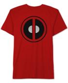 Men's Deadpool Red Graphic-print T-shirt From Jem