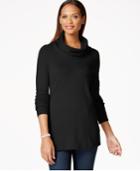 Jm Collection Long-sleeve Cowl-neck Sweater, Only At Macy's