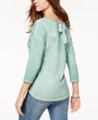 Style & Co Tie-back Top, Created For Macy's