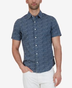 Nautica Men's Classic-fit Floral Short-sleeve Shirt
