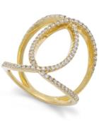 Diamond Interlocking Ring In 14k Gold (1/2 Ct. T.w.)