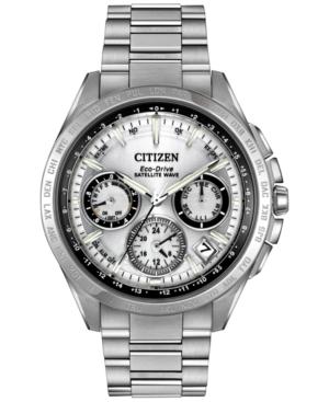 Citizen Men's Eco-drive Satellite Wave F900 Titanium Bracelet Watch 43mm Cc9010-74a