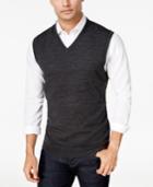 Club Room Men's Merino Wool Vest, Created For Macy's