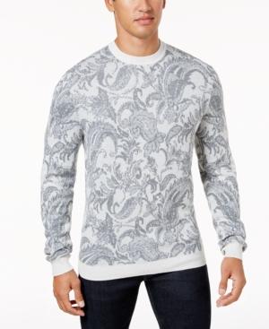 Tasso Elba Men's Paisley Sweater, Created For Macy's