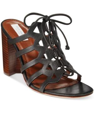 Cole Haan Claudia Block-heel Lace-up Sandals Women's Shoes