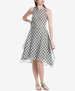 Max Studio London Cotton Printed Fit & Flare Dress, Created For Macy's