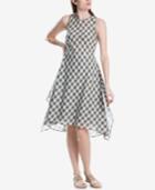 Max Studio London Cotton Printed Fit & Flare Dress, Created For Macy's