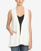 1.state Collarless Button-front Vest