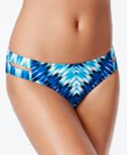 Kenneth Cole Printed Cutout Bikini Bottom Women's Swimsuit