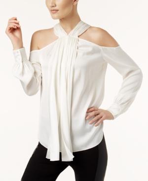 Trina Turk Mitchell Cold-shoulder Top