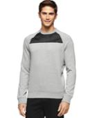 Calvin Klein Jeans Nylon Pieced Crew-neck Sweatshirt