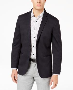 Alfani Men's Hatch-print Knit Blazer, Created For Macy's
