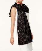 Inc International Concepts Metallic-print Wrap & Scarf In One, Created For Macy's