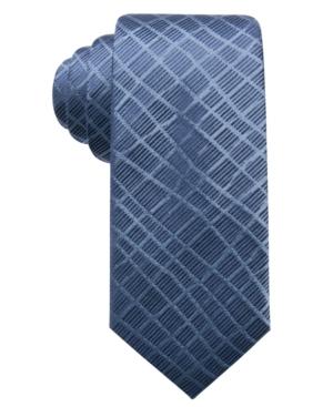 Alfani Men's Abstract Geometric Silk Slim Tie, Created For Macy's