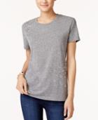 Rebellious One Juniors' Embellished T-shirt