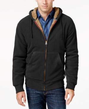 Weatherproof Vintage Men's Big And Tall Faux Sherpa-lined Hoodie, Only At Macy's