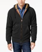 Weatherproof Vintage Men's Big And Tall Faux Sherpa-lined Hoodie, Only At Macy's