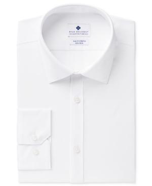 Ryan Seacrest Distinction Men's Ultimate Slim-fit Non-iron Performance White Dress Shirt, Created For Macy's