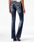 Rock Revival Dee Bootcut Dark Blue Wash Jeans, Only At Macy's