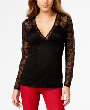 Guess Lace Surplice Top