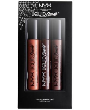 Nyx Professional Makeup 3-pc. Liquid Suede Cream Lipstick Set