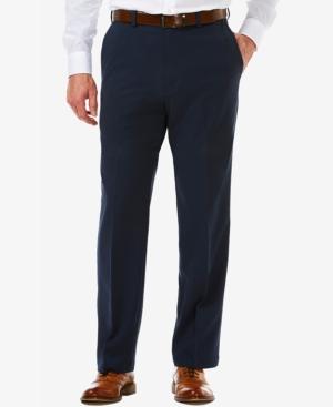 Men's Haggar Cool 18 Pro Classic-fit Flat-front Expandable Waist Pants