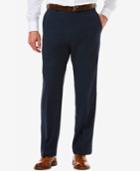 Men's Haggar Cool 18 Pro Classic-fit Flat-front Expandable Waist Pants