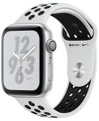Apple Watch Nike+ Series 4 Gps, 44mm Silver Aluminum Case With Pure Platinum Black Nike Sport Band