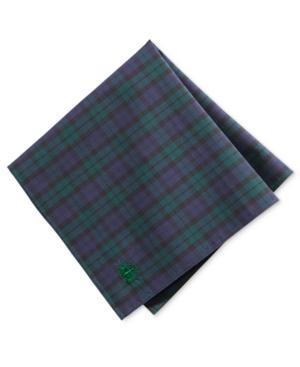 Brooks Brothers Men's Cotton Tartan Pocket Square