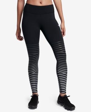 Nike Power Epic Lux Flash Striped Running Leggings