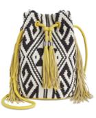 Sam Edelman Pamela Fringe Drawstring Bag