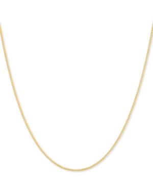 Sliding Bead Adjustable Wheat Link 22 Chain Necklace In 14k Gold