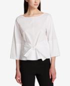Dkny Tie-front Top