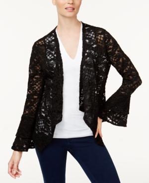 Inc International Concepts Lace Draped Jacket, Created For Macy's