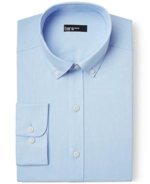 Bar Iii Slim-fit Light Blue Oxford Dress Shirt, Only At Macy's