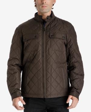 London Fog Men's Zip-front Quilted Jacket