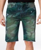 Guess Men's Slim-fit Raw Edge Denim Shorts
