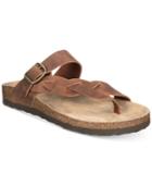 White Mountain Crawford Slip-on Footbed Thong Sandals Women's Shoes