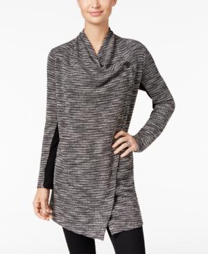 Style & Co. Mixed-media Cascade-lapel Jacket, Only At Macy's