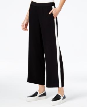 Armani Exchange Cropped Wide-leg Pants