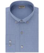 Kenneth Cole Reaction Men's Techni-cole Slim-fit Flex Collar Stretch Blue Dawn Broadcloth Dress Shirt