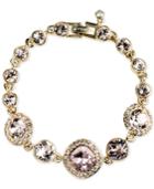 Givenchy Gold-tone Colored Crystal Bracelet