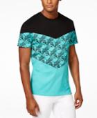 Versace Men's Geometric Tiger Print T-shirt