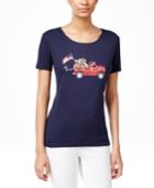 Karen Scott Petite Truck Graphic T-shirt, Only At Macy's