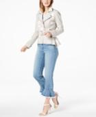 I.n.c. Embroidered Faux-leather Moto Jacket, Created For Macy's