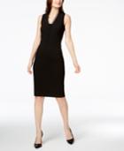 Calvin Klein Looped-trim Sheath Dress
